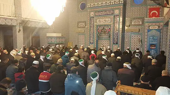 Yeni yılın ilk buluşması Kocatepe Camii'ndeydi