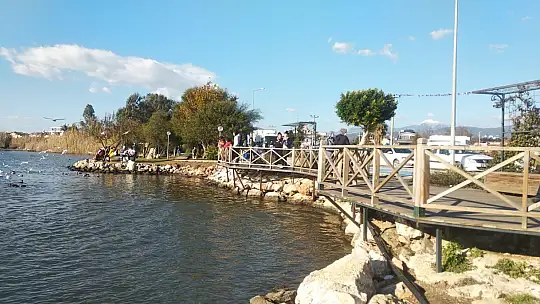 Güzel hava ördeklere yaradı