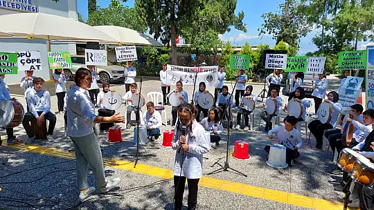Müzikle Çevre Sevgisini Anlattılar