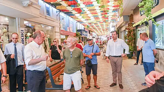 GENEL BAŞKAN İNCE'DEN ESNAF ZİYARETLERİ