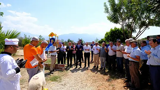 EŞEN T TİPİ CEZAEVİNE YAPILACAK CAMİNİN TEMELİ ATILDI