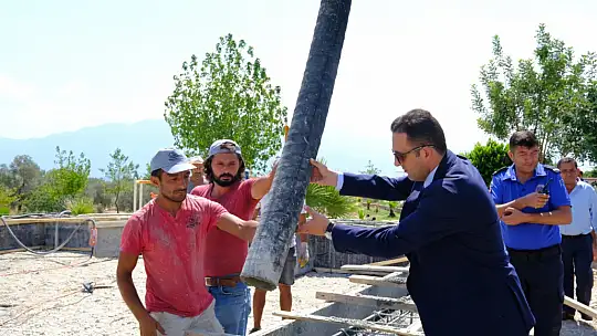 EŞEN T TİPİ CEZAEVİNE YAPILACAK CAMİNİN TEMELİ ATILDI