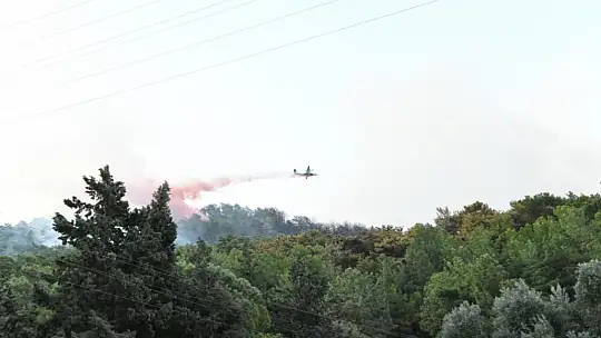 ULA'DA ÇIKAN YANGIN KONTROL ALTINA ALINDI