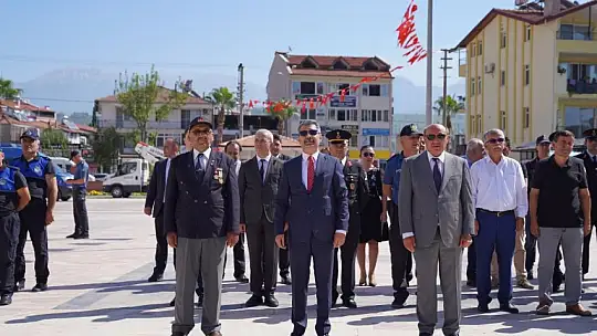 SEYDİKEMER'DE GAZİLER GÜNÜ GURURLA KUTLANDI