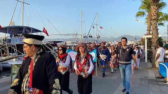FETHİYE SPORFEST, KORTEJ YÜRÜYÜŞÜ İLE BAŞLADI