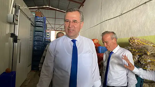 MAVİ GRUP BAŞKAN ADAYI ÇIRALI HAL ESNAFINI ZİYARET ETTİ