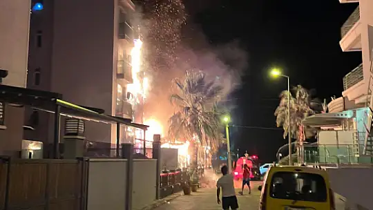 OTEL ALEVLERE TESLİM OLDU