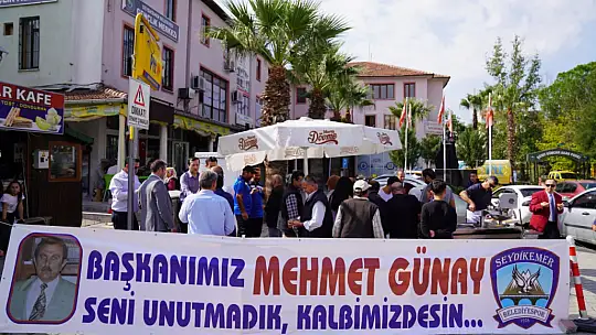 SEYDİKEMER BELEDİYESPOR, KURUCU BAŞKANINI UNUTMADI