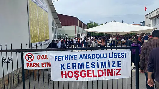 Kermese katılım ve ilgi yoğun