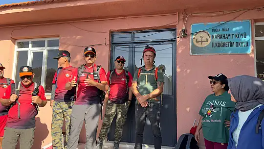 Milas'ta Dağlar Taşlar 'Yaşasın Cumhuriyet' Sesiyle Yankılandı