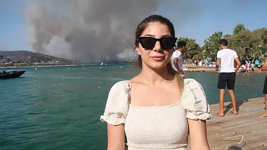 Yangın bölgesindeki oteller tahliye ediliyor