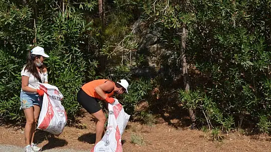 Yangın riskini azaltmak amacıyla çevre temizliği yaptılar