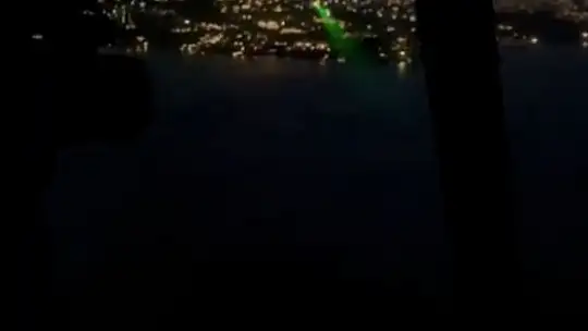 Yangın söndürme helikopterine lazer tuttular