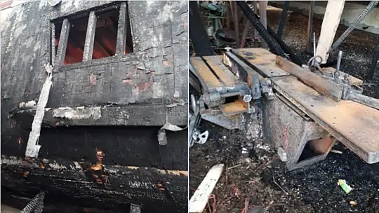 Tersanede çıkan yangın  korkuttu