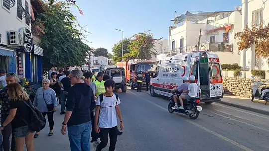 YANGINI SÖNDÜRMEYE ÇALIŞIRKEN YARALANDI