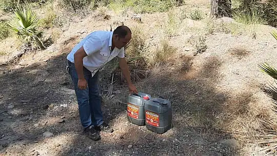 Yangınlara karşı 'su bidonlu' önlem