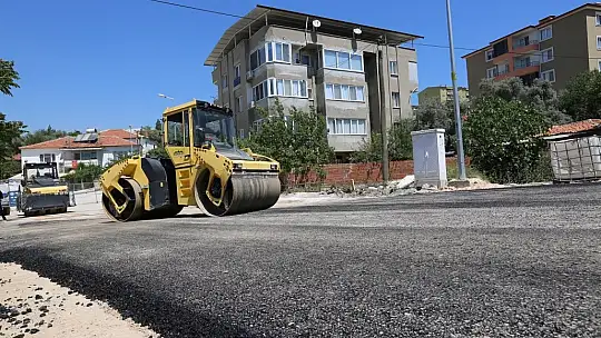 Yatağan'da birinci etapta sıcak asfaltlama yapılıyor