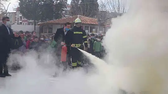 Yatağan Kıbrıs İlkokulu'nda tahliye tatbikatı yapıldı