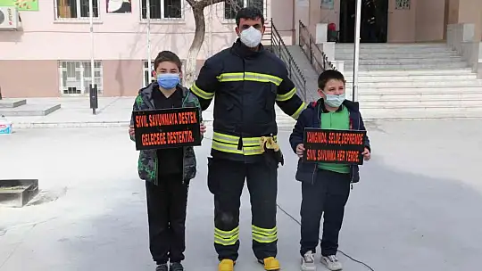 Yatağan Kıbrıs İlkokulu'nda tahliye tatbikatı yapıldı