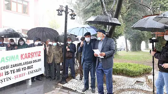 Yatağanlı köylüler, Menteşe Belediyesi'nde toplandı