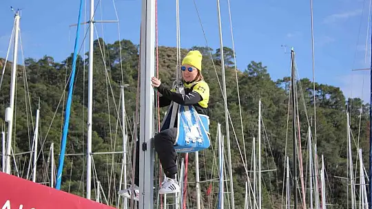 Yelken sporu için 500 kilometre yol kat ediyor