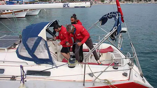 Yelkenle Türkiye kıyılarını baştan başa geçecekler