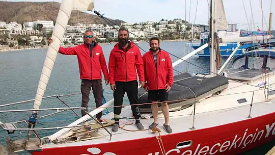 Yelkenle Türkiye kıyılarını baştan başa geçecekler