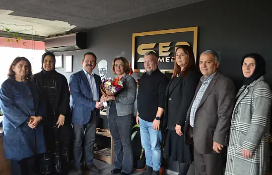 AK PARTİ FETHİYE İLÇE TEŞKİLATINDAN, SED MEDYAYA ZİYARET