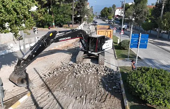 ALİ GAFFAR OKKAN CADDESİ'NDE ÇALIŞMALAR BAŞLADI