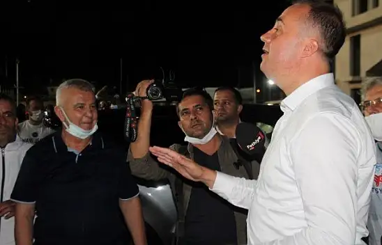 Başkan Esat Bakırcı pankart için apaçilere teşekkür etti