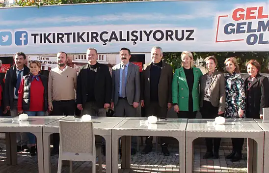 BAŞKANLARDAN CHP İLÇE TEŞKİLATINA ZİYARET