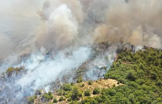 Beşkaza Yangınlara Karşı Tek Yürek!