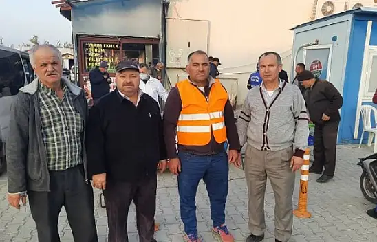 Çiftçiler lokma döktürdü