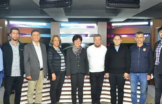 Deva Partisi'nden SED Medya'ya ziyaret