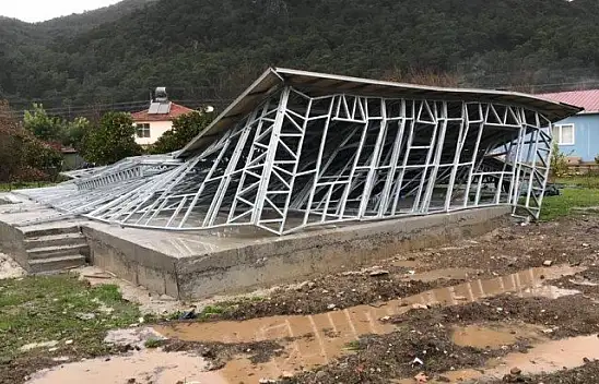 Fethiye'de etkili yağış