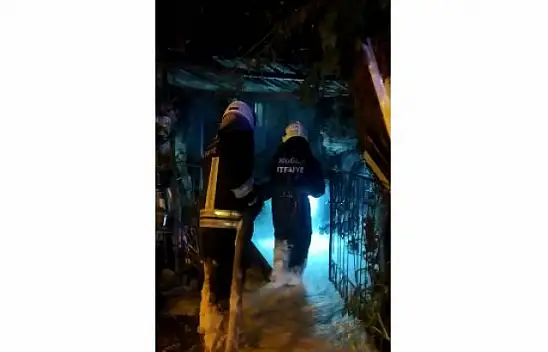 FETHİYE'DE EV YANGINI