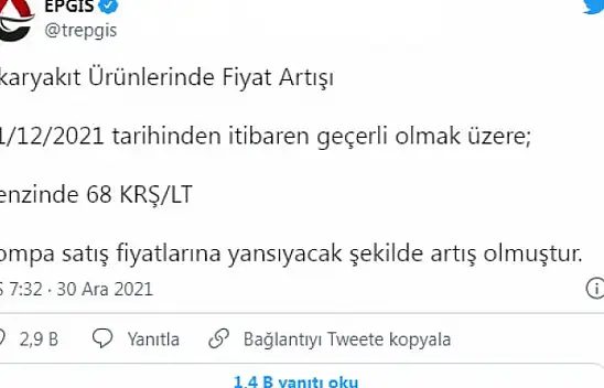 İndirim Beklerken Zam Geldi