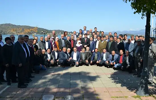 KARACA MUHTARLARLA BULUŞTU