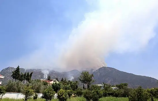 Köyceğiz'deki orman yangını devam ediyor
