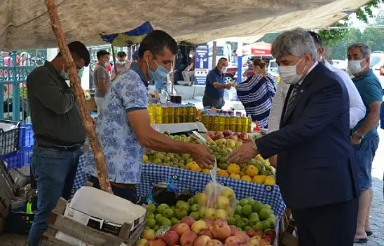 Milletvekili Ergun üretici pazarını ziyaret etti