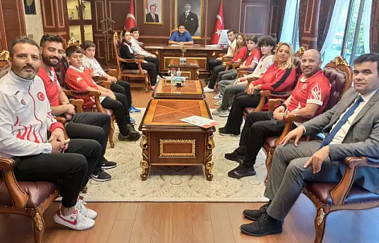 Milli Sporculardan Ziyaretler