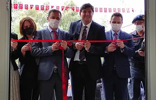 Motorlu araçlar atölyesi törenle açıldı