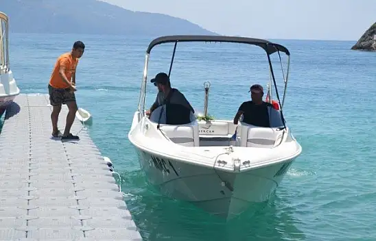 Ölüdeniz'de deniz taksiye yoğun ilgi