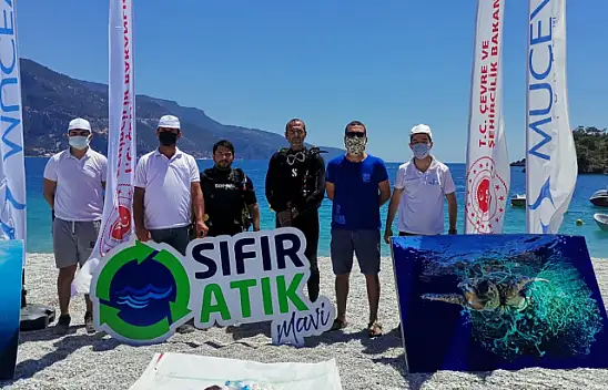 Ölüdeniz'in dibi tertemiz