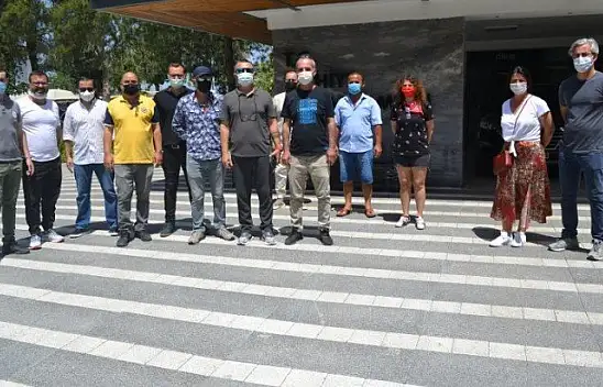 Sahil Bandı İşletmecileri ziyarette bulundu