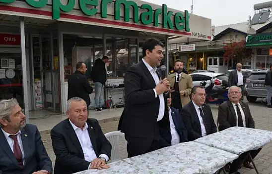 Uysal ve Enginyurt sebze halini ziyaret etti