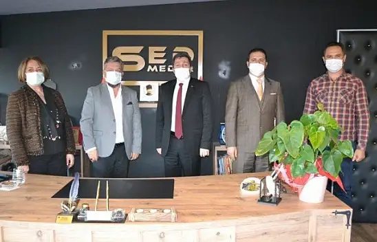 Vali Tavlı'dan İGD ve SED Medya'ya ziyaret