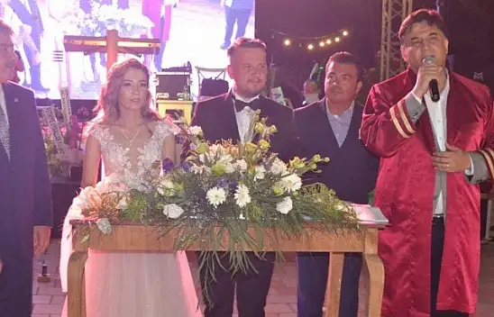 Ali Fatih Çoban rüya gibi bir düğünle dünya evine girdi