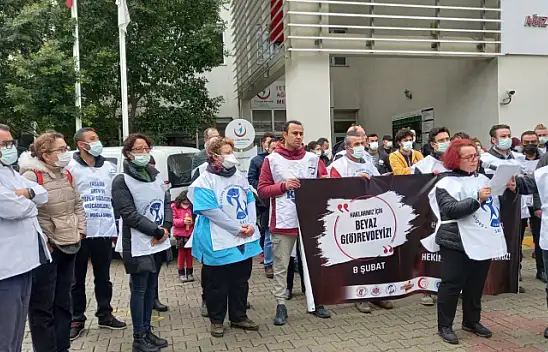 Doktorlar bir günlük grevde