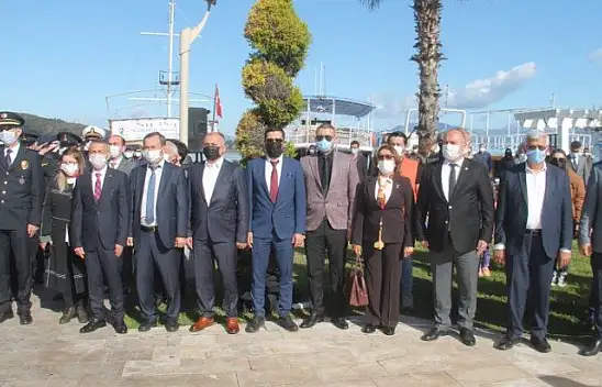 Fethiye'de 18 Mart Çanakkale Zaferi Yıl Dönümünde Şehitler Anıldı